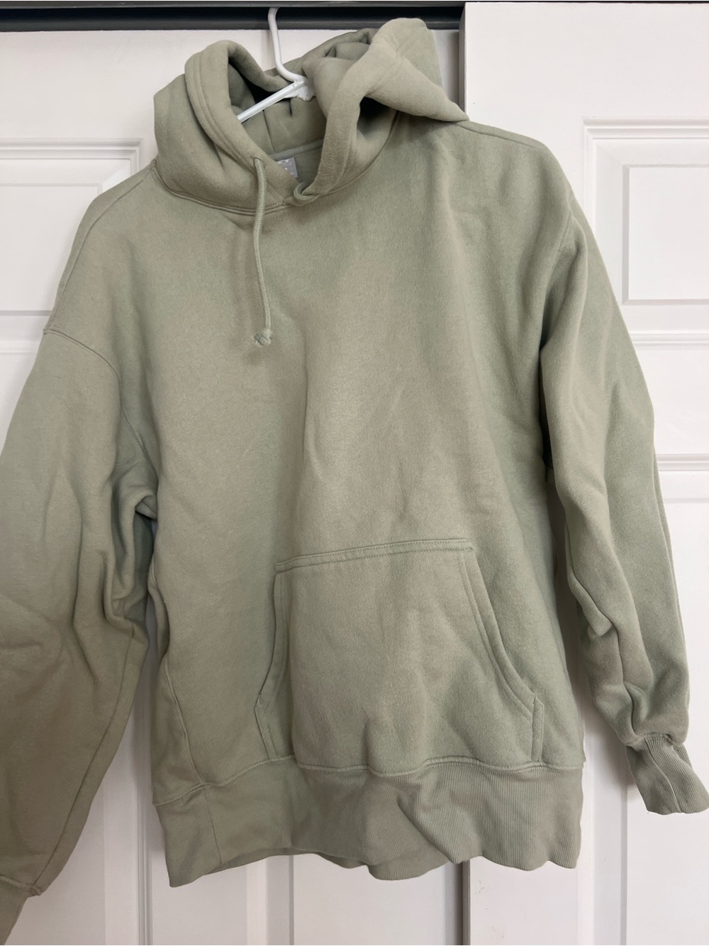 TNA cozy boyfriend fit XS hoodie sage green